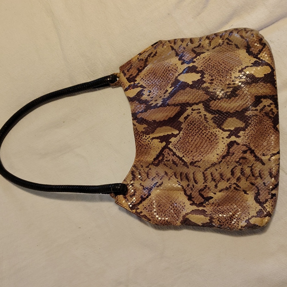 Elegant Snake Print Handbag Rob Ference Los Angeles
